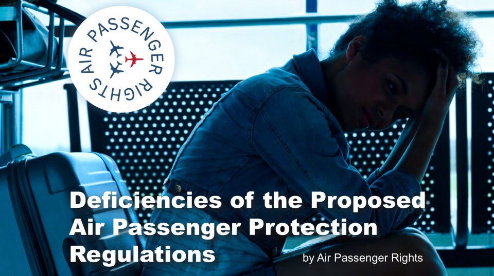 Air Passenger Rights publishes report on proposed regulations